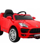 Ramiz Masinuta electrica pentru copii Turbo-S rosu 60W cu telecomanda sunete suspensii panou audio si roti din spuma Eva