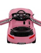 Ramiz Masinuta electrica pentru copii Turbo-S roz 60W cu telecomanda sunete suspensii panou audio si roti din spuma Eva
