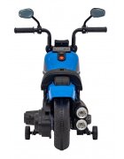 Ramiz Motocicleta electrica pentru copii Chopper Faster AHL008 78x30x55 cm albastru 20W cu lumini panou audio si indicator incarcare