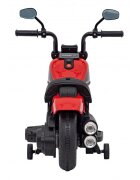 Ramiz Motocicleta electrica pentru copii Chopper Faster AHL008 78x30x55 cm rosu 20W cu lumini panou audio si indicator incarcare
