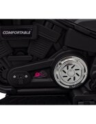 Ramiz Motocicleta electrica pentru copii Chopper Faster AHL008 78x30x55 cm roz 20W cu lumini panou audio si indicator incarcare