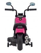 Ramiz Motocicleta electrica pentru copii Chopper Faster AHL008 78x30x55 cm roz 20W cu lumini panou audio si indicator incarcare