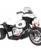 Ramiz Motocicleta electrica pentru copii Chopper JT568 negru cu panou audio si lumini Led 20w 79x46x54 cm