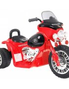 Ramiz Motocicleta electrica pentru copii Chopper JT568 rosu cu panou audio si lumini Led 20w 79x46x54 cm