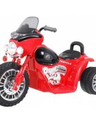 Ramiz Motocicleta electrica pentru copii Chopper JT568 rosu cu panou audio si lumini Led 20w 79x46x54 cm