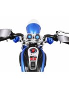Ramiz Motocicleta electrica pentru copii Chopper NightBike albastru TR1501 cu lumini si panou audio 92x34x63 cm