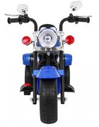 Ramiz Motocicleta electrica pentru copii Chopper NightBike albastru TR1501 cu lumini si panou audio 92x34x63 cm