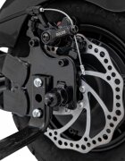 Ramiz Motocicleta electrica pentru copii Chopper Warrior Black motor de 350W cu doua baterii de 18V9Ah pornire prin buton cu rotile gonflabile panou audio integrat cu MP3 USB lumini LED sarcina maxima 80 kg