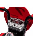 Ramiz Motocicleta electrica pentru copii Cross BDM0912 Rosu cu 2 roti ajutatoare lumini si panou audio