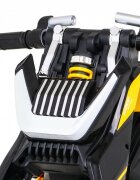 Ramiz Motocicleta electrica pentru copii Future LL8001-A galben 50W cu panou audio si roti din spuma Eva 109x54x68 cm