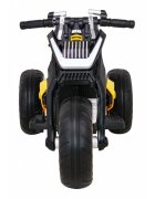 Ramiz Motocicleta electrica pentru copii Future LL8001-A galben 50W cu panou audio si roti din spuma Eva 109x54x68 cm