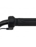 Ramiz Motocicleta electrica pentru copii Pantone rosu 361C cu 2 roti ajutatoare panou audio pornire lenta scaun piele si roti din spuma Eva 108x59x72 cm