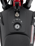 Ramiz Motocicleta electrica pentru copii Renegade 50R Red motor puternic de 500W viteza maxima 24 kmh baterie reincarcabila 36V9Ah suspensie transmisia pe lant anvelope gonflabile