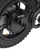 Ramiz Motocicleta electrica pentru copii Speed Power Black pornire la cheie motor 250W baterie 24V7Ah roti pneumatice scaun ergonomic din piele lumina frontala LED claxon muzica preinstalata pana la 80 kg
