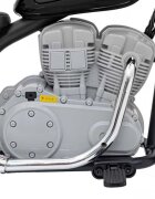 Ramiz Motocicleta electrica pentru copii Speed Power Black pornire la cheie motor 250W baterie 24V7Ah roti pneumatice scaun ergonomic din piele lumina frontala LED claxon muzica preinstalata pana la 80 kg