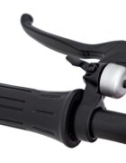 Ramiz Motocicleta electrica pentru copii Speed Power Black pornire la cheie motor 250W baterie 24V7Ah roti pneumatice scaun ergonomic din piele lumina frontala LED claxon muzica preinstalata pana la 80 kg
