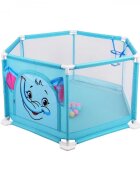 Ramiz Tarc de joaca pentru copii cu 50 bile multicolore Blue Elephant