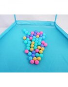 Ramiz Tarc de joaca pentru copii cu 50 bile multicolore Blue Elephant