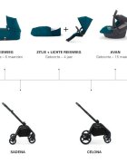 RECARO Sasiu negru carucior Sadena