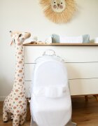 Red Castle Baby nest ergonomic Cocoonababy Flori de bumbac
