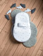 Red Castle Baby nest ergonomic Cocoonababy Happy fox