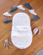 Red Castle Baby nest ergonomic Cocoonababy Happy fox