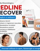 Redline Banda Kinesiologica Recover impermeabila 5 cm x 5 m bej