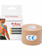 Redline Banda Kinesiologica Recover impermeabila 5 cm x 5 m bej