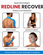 Redline Banda Kinesiologica Recover impermeabila 5 cm x 5 m bleu