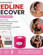 Redline Banda Kinesiologica Recover impermeabila 5 cm x 5 m roz