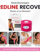 Redline Banda Kinesiologica Recover impermeabila 5 cm x 5 m roz