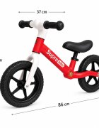 Redline Bicicleta cu doua roti pentru copii fara pedale din otel anvelope fara camera cadru usor ajuta la dezvoltarea echilibrului motricitatii fortei si muschilor picioarelor sarcina maxima 60 kg