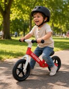 Redline Bicicleta cu doua roti pentru copii fara pedale din otel anvelope fara camera cadru usor ajuta la dezvoltarea echilibrului motricitatii fortei si muschilor picioarelor sarcina maxima 60 kg