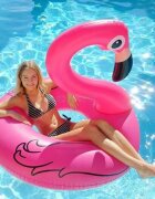 Redline Colac gonflabil flamingo roz pentru adulti si copii material pvc 90 cm