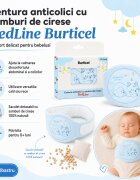 Redline Pachet nou nascuti baietel centura anticolici seringi lavaj nazal camera de inhalare aparat de aerosoli aspirator nazal ser fiziologic izotonic pompa manuala de san termometru non-contact