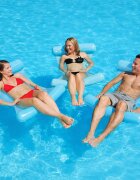 Redline Saltea gonflabila tip hamac suport plutitor piscina sezlong apa confortabil material pvc 120x70 cm Albastru