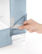 REER Bariera de protectie anticadere pat copii lungime 100 cm albastru-gri Sleepn Keep