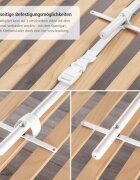 REER Bariera de protectie anticadere pat copii lungime 100 cm albastru-gri Sleepn Keep