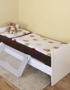 REER Bariera mobila de protectie pat pentru bebelusi ByMySide XL 150 cm