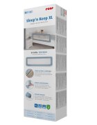 REER Bariera protectie anticadere pat copii lungime 150 cm albastru-gri Sleepn Keep XL 45111