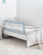 REER Bariera protectie anticadere pat copii lungime 150 cm albastru-gri Sleepn Keep XL 45111