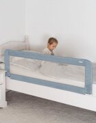 REER Bariera protectie anticadere pat copii lungime 150 cm albastru-gri Sleepn Keep XL 45111