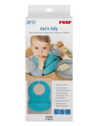 REER Bavetica reglabila din silicon moale cu buzunar colector Eatn Tidy Albastra 25033