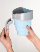 REER Cana pliabila pentru clatit si spalat parul bebelusului MyHappyBath Cup fara BPA 0+ luni