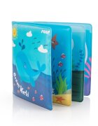 REER Carticica de baie plutitoare 8 pagini colorate care isi schimba culoarea in contact cu apa MyHappyBath Book 76012