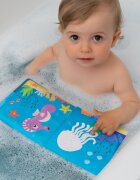 REER Carticica de baie plutitoare 8 pagini colorate care isi schimba culoarea in contact cu apa MyHappyBath Book 76012
