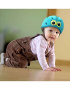 REER Casca protectie bebelusi cu spuma flexibila reglabila 7-24 luni albastra SafeHeadBaby Ladybird