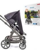 REER Copertina protectie solara carucior copii UV 50+ parasolar universal reglabil protectie vant si ploaie material elastic montare rapida ShineSafe