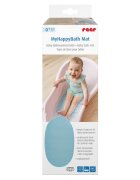 REER Covoras de baie antialunecare cu ventuze din cauciuc natural antibacterian oval 42 x 25 cm albastru MyHappyBath Mat 76023