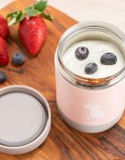 REER Cutie termica pentru mancare ColourDesign otel inoxidabil vidat 300 ml roz